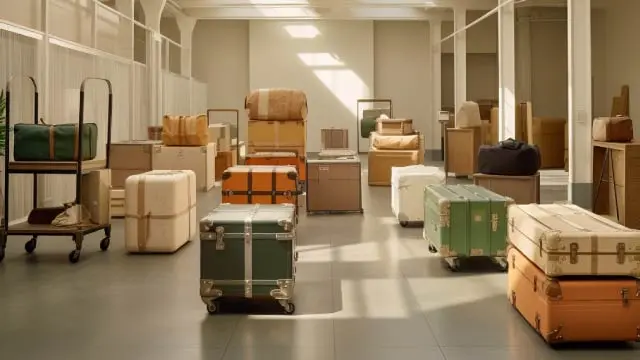 Double station luggage punching and trimming machine